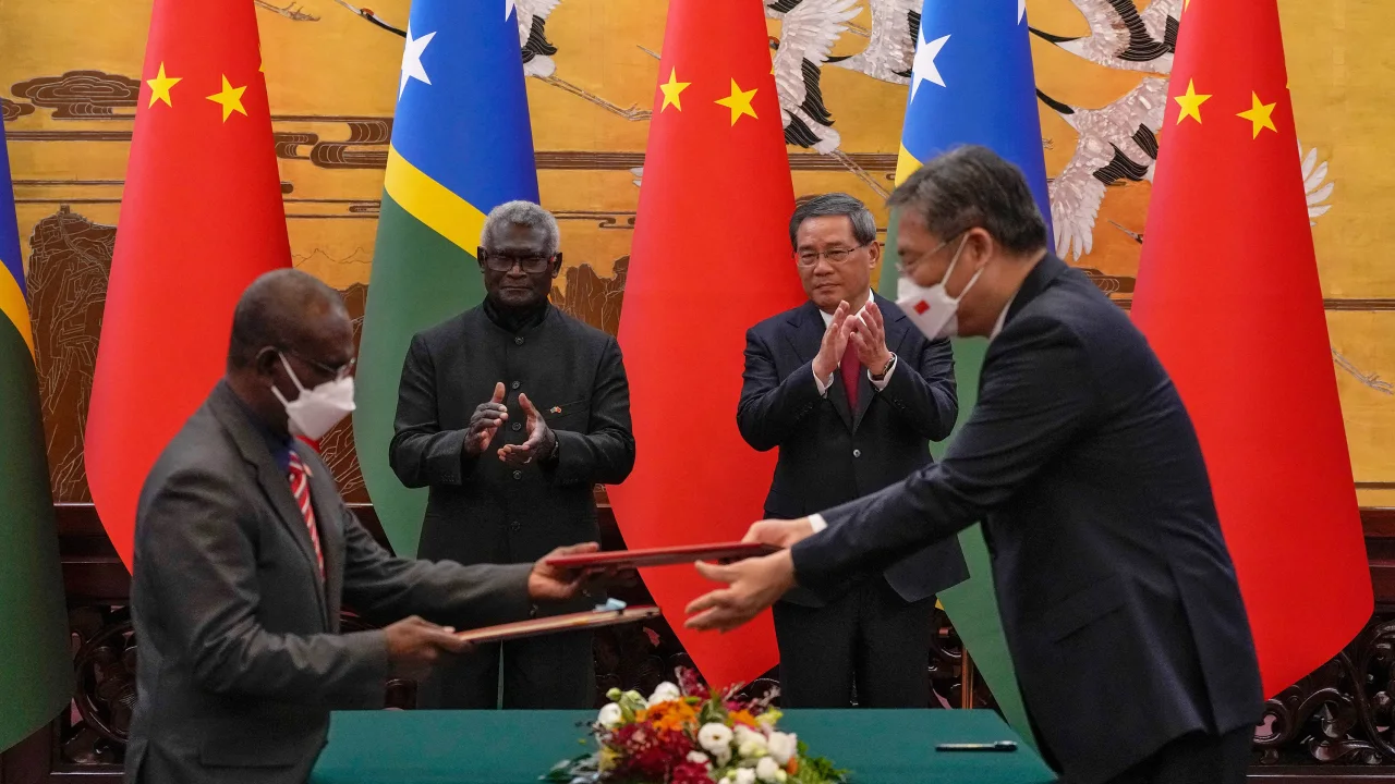 Solomon Islands signs China policing deal in upgrade of ties