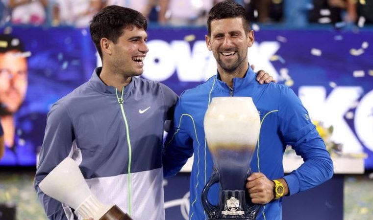 Novak Djokovic wins title after beating Carlos Alcaraz