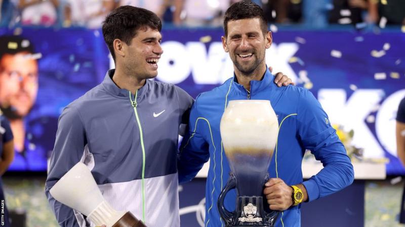 Novak Djokovic wins title after beating Carlos Alcaraz