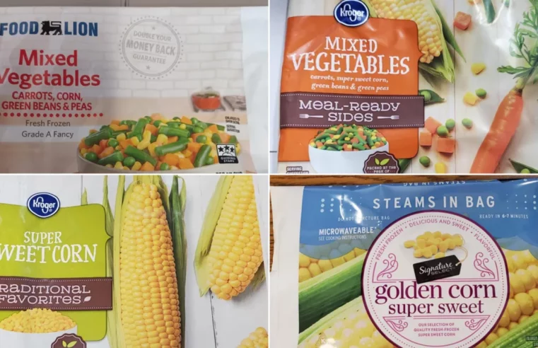 Frozen vegetables sold at Food Lion and Kroger are being recalled