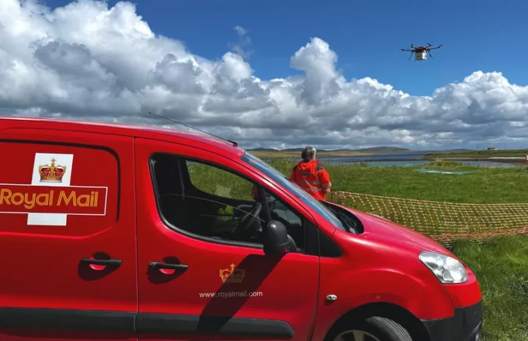 UK’s first drone mail service begins