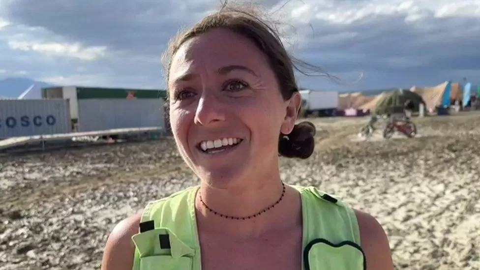 Burning Man festivalgoers on the mood from the mud