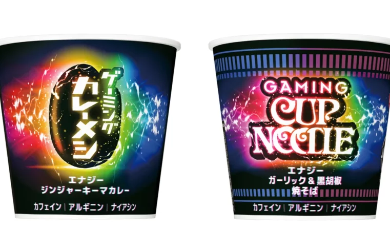 Need to stay up gaming have some caffeinated Cup Noodles