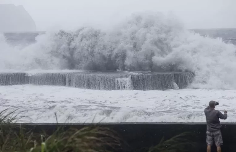 Dozens injured after storm sweeps Taiwan