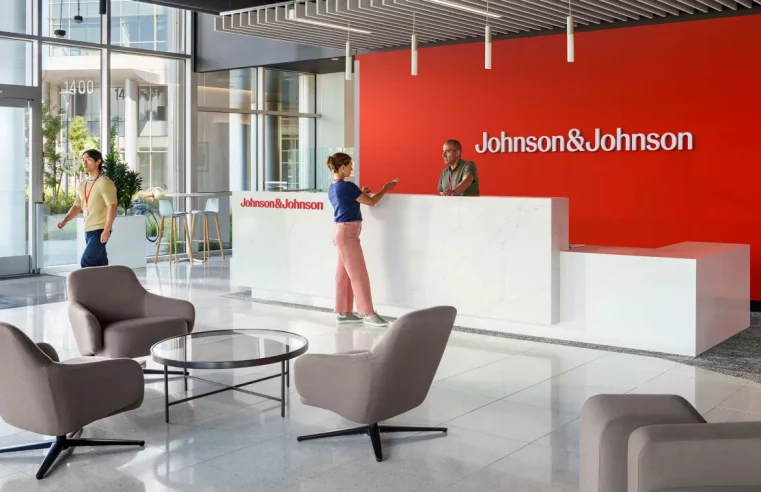 Johnson & Johnson is replacing its iconic logo