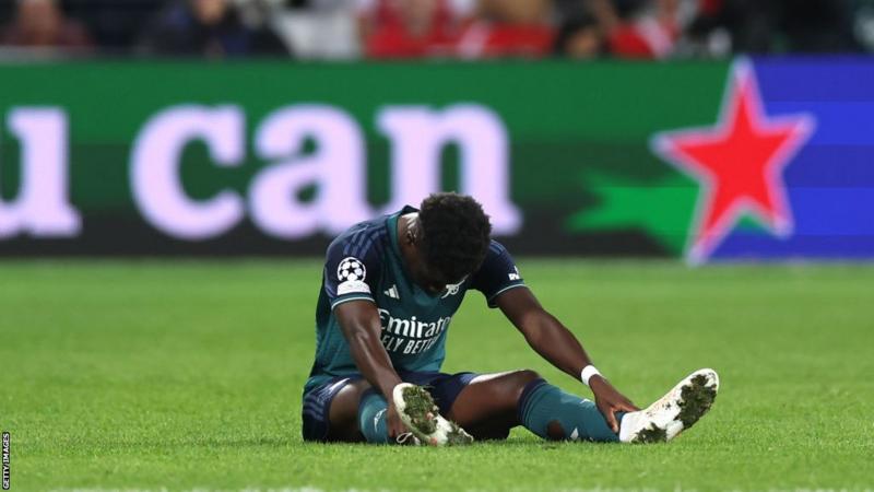 Injury against Lens a worry for Arsenal, says Mikel Arteta