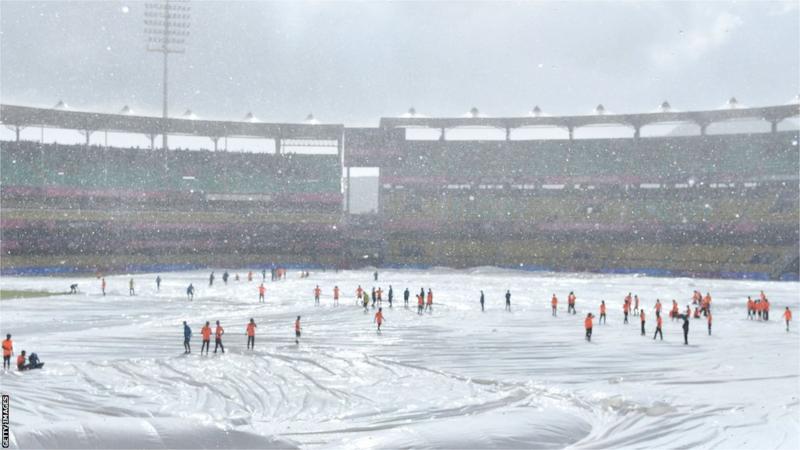 England v India warm-up abandoned Starc takes hat-trick