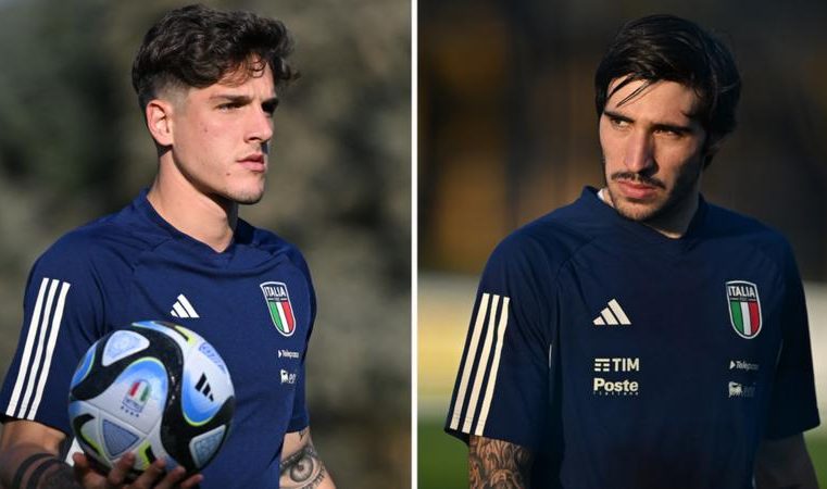 Nicolo Zaniolo and Sandro Tonali leave Italy camp