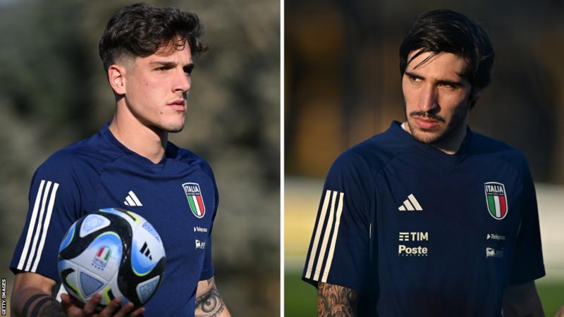 Nicolo Zaniolo and Sandro Tonali leave Italy camp