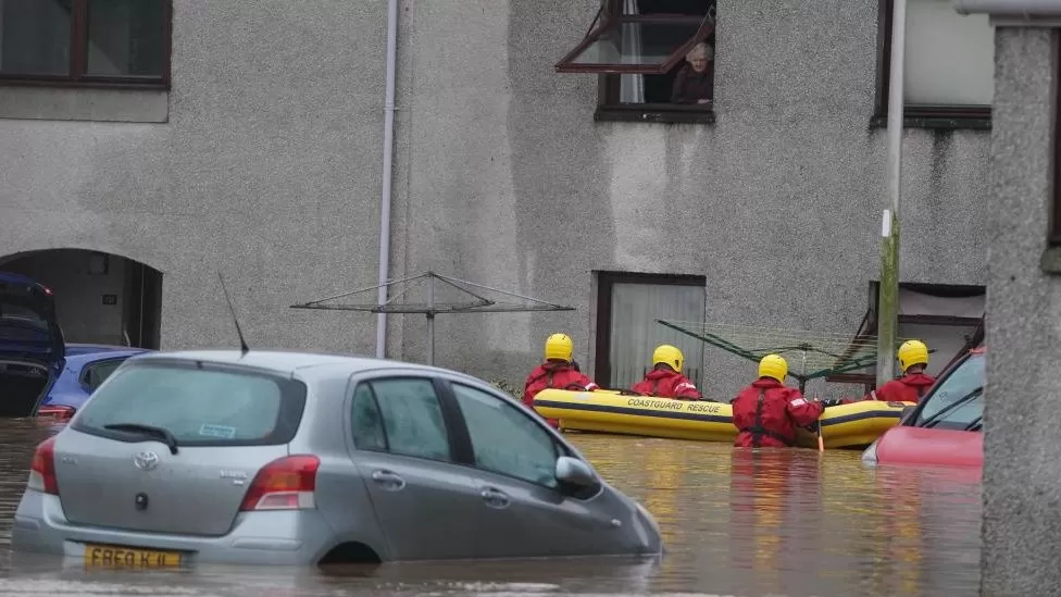 Storm Babet strikes across Scotland