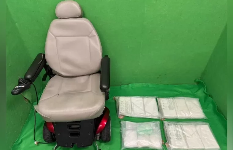 11kg of suspected cocaine found in motorised wheelchair