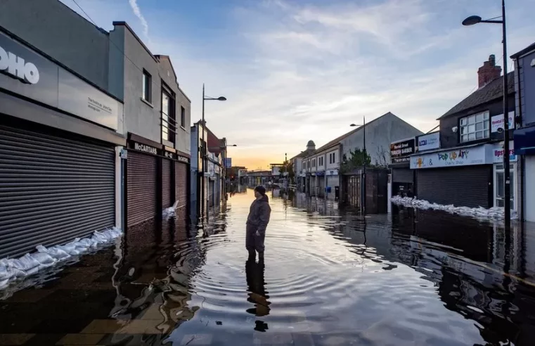 Storm Ciarán eases but flood warnings remain