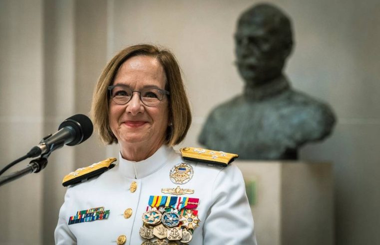 Lisa Franchetti becomes first woman to lead US Navy